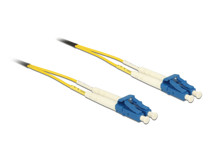 Kabel Lichtwellenleiter LC an LC Singlemode OS2, 5m