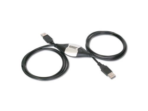 USB 2.0 Link-Adapterkabel, ca. 2m incl. Software