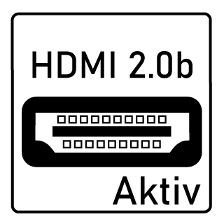 HDMI 2.0b (Aktiv)