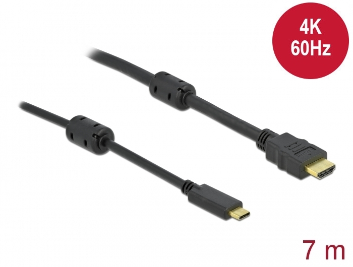 Aktives USB Type-C™ zu HDMI Kabel (DP Alt Mode) 4K 60 Hz 7 m