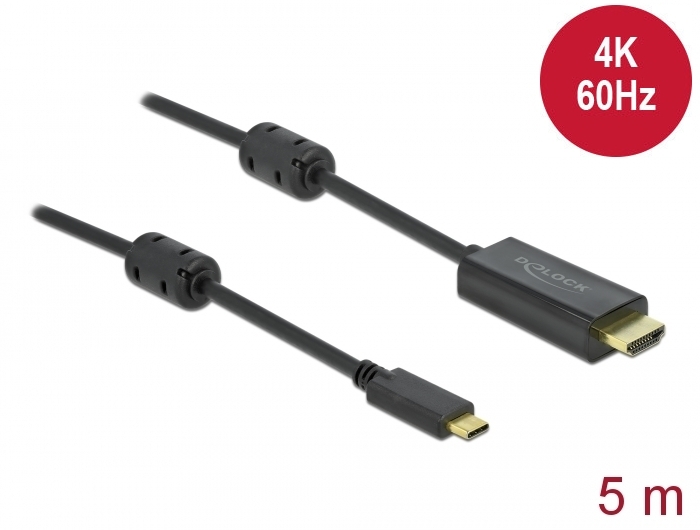 Aktives USB Type-C™ zu HDMI Kabel (DP Alt Mode) 4K 60 Hz 5 m
