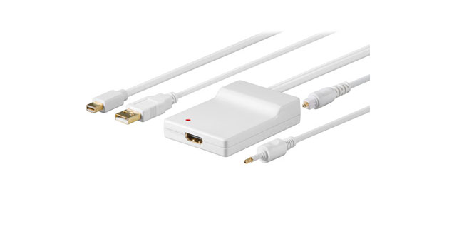 Adapter DisplayPort Mini DP + Toslink + USB an HDMI, Good Connections®