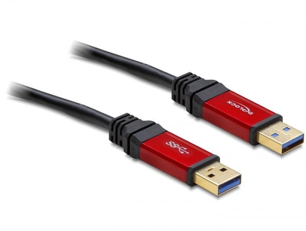 Anschlusskabel USB 3.0 Stecker A an Stecker A, 2m, Premium