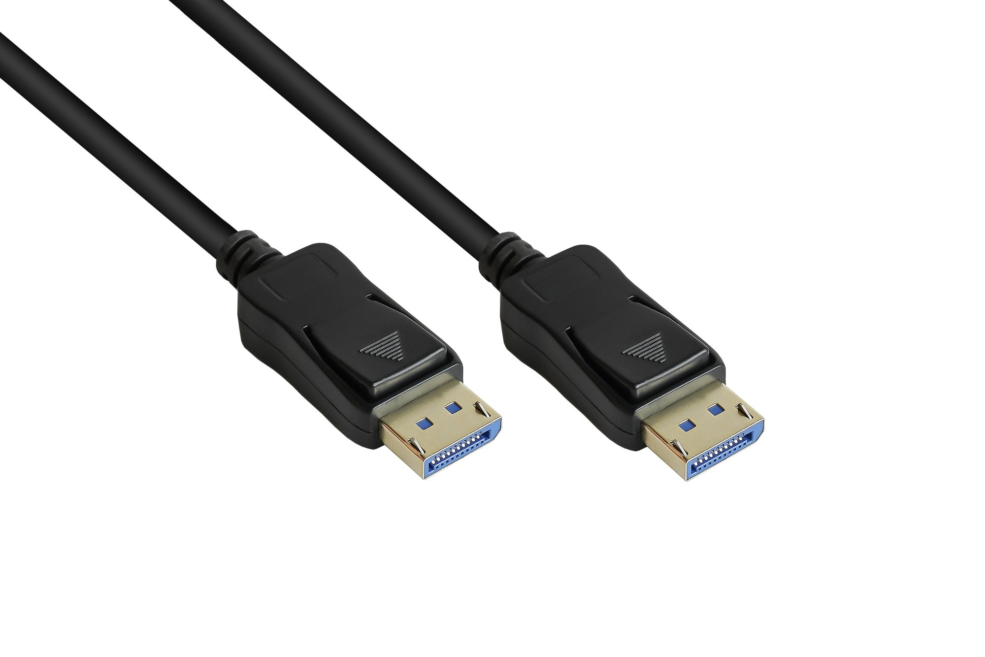 DisplayPort 2.0 Kabel, 54 Gbit/s, UHBR 13.5, 4K @240Hz / 8K @60Hz, Kupferleiter, schwarz, 1,5m