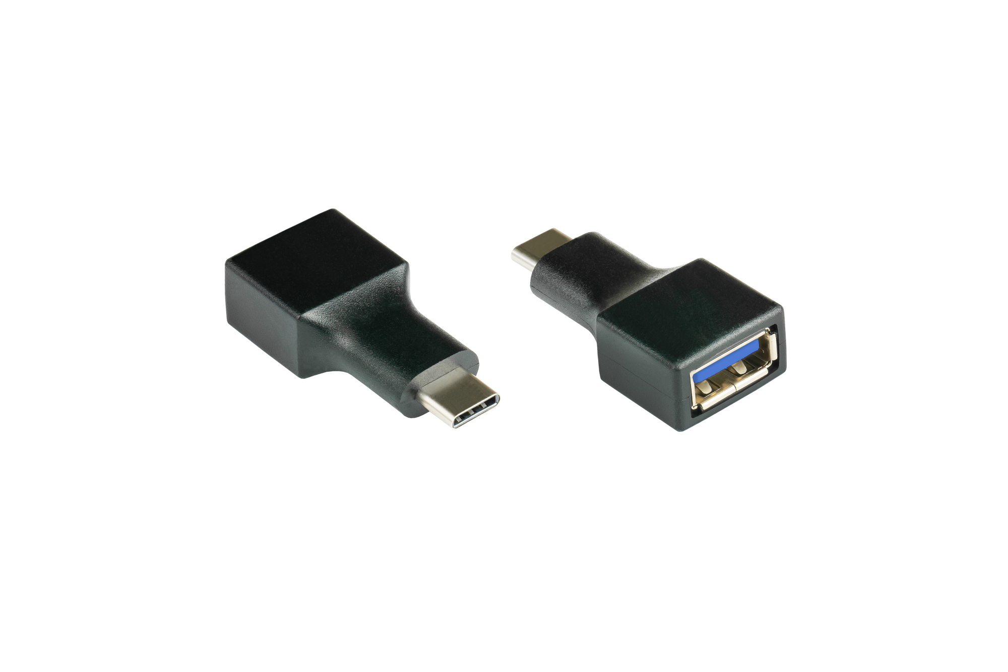 Adapter USB 3.0 / USB 3.1 (Gen. 1) USB-C™  Stecker an Buchse A, schwarz