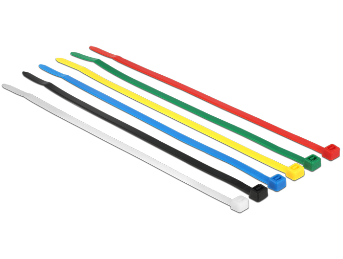 Kabelbinder farbig L 200 x B 3,6 mm 100 Stück