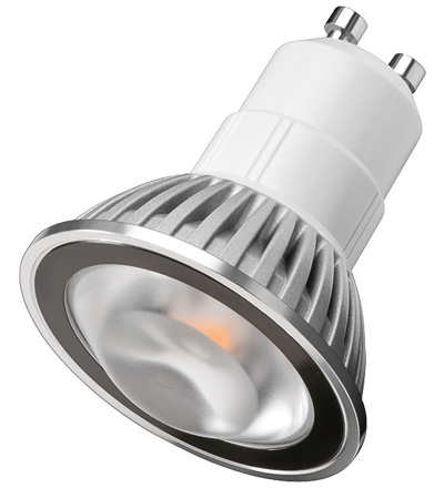 LED Spotlampe GU10 Daylight Weiß, Sharp Mini ZENI Chip LED, 180lm, 4,6W, 230V, 4000K